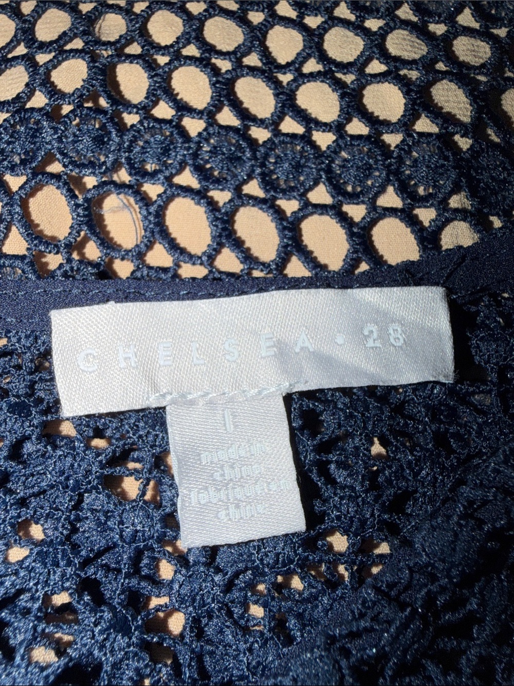 Chelsea28 Black Lace Overlay Mini Dress - Picture 2 of 3